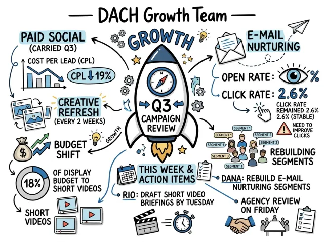 Eine Visual Note aus einem echten Meeting