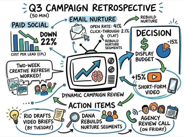A Visual Note built from a real meeting