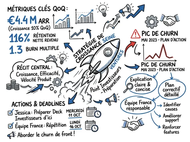 Une Visual Note créée à partir d'une vraie réunion
