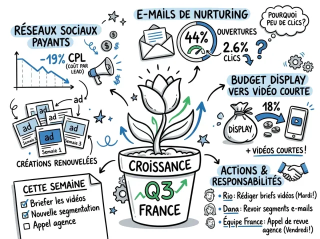 Une Visual Note créée à partir d'une vraie réunion