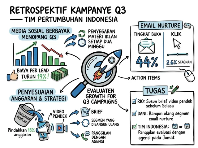 Visual Note yang dibuat dari rapat sungguhan