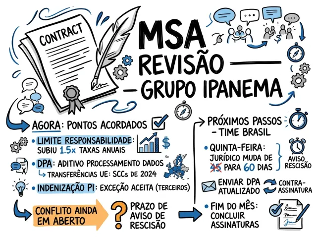 Uma Visual Note criada a partir de uma reunião real